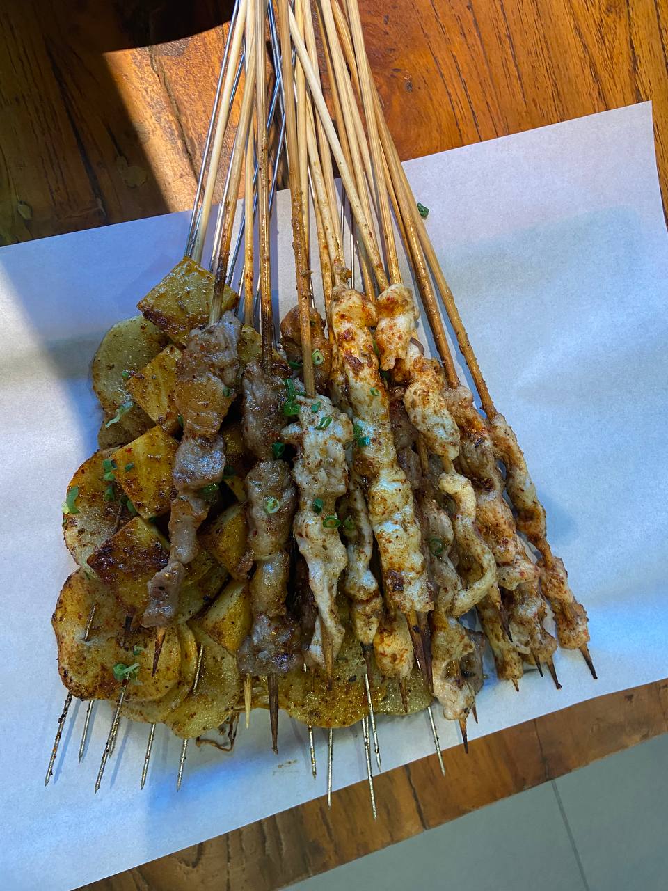 大圣烧烤的烤串
